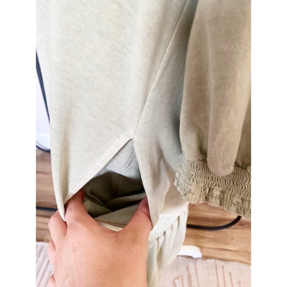 Free People Beach Mint Green Mini Dress Size Small - Picture 6 of 9